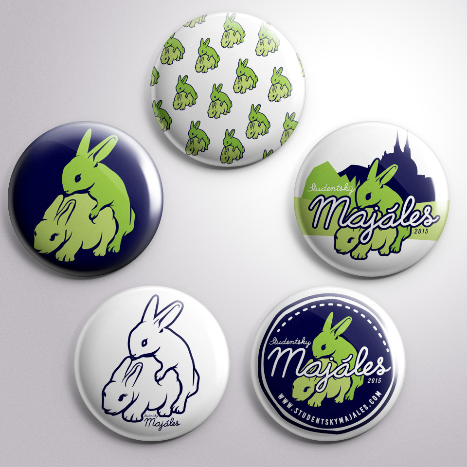 studentsky majales pins visual style yvans merchandise